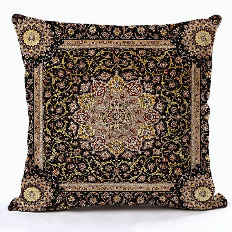 Persian-Style Kilim Cushion Cover – Handmade Vintage Carpet Pillow