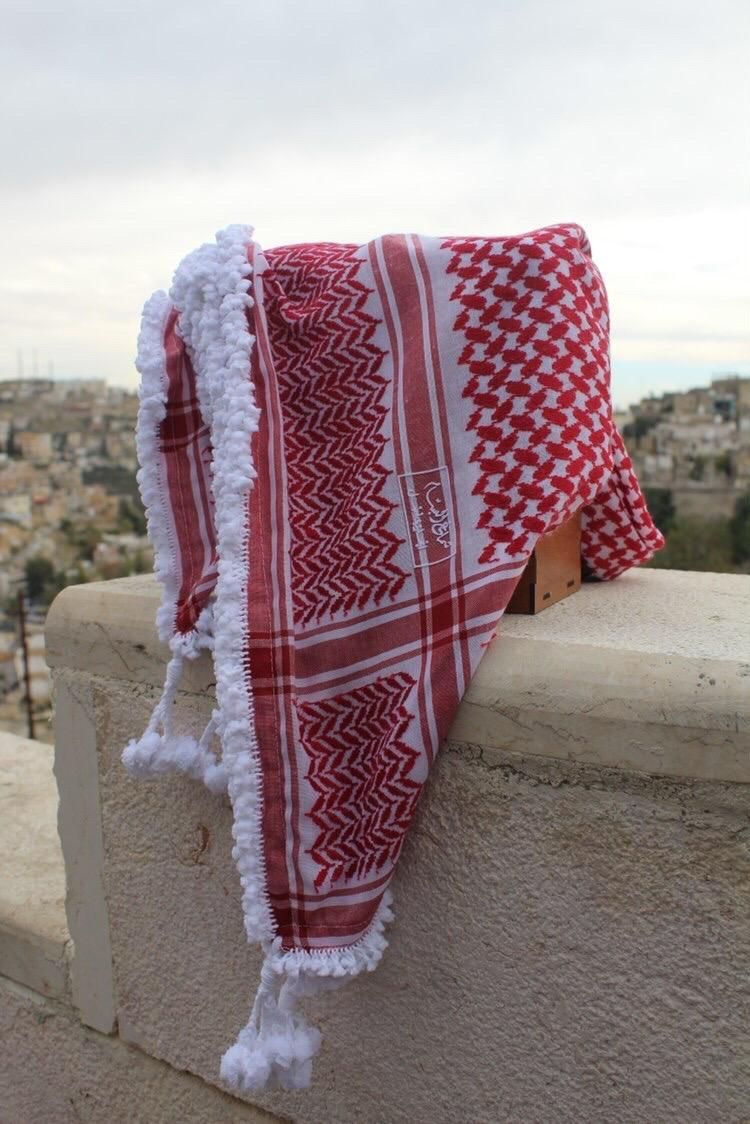 Premium Jordanian Shemagh Keffiyeh – 100% Cotton | Authentic Arab Scarf for Men & Women | Traditional Middle Eastern Headwrap