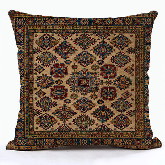 Persian-Style Kilim Cushion Cover – Handmade Vintage Carpet Pillow